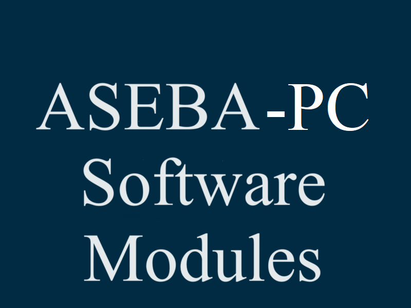 ASEBA-PC Software Modules